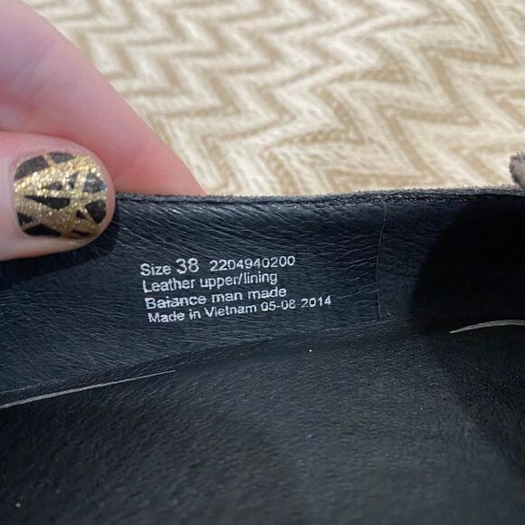 Dansko Debra Houndstooth Grey Suede Loafers - Picture 6 of 8